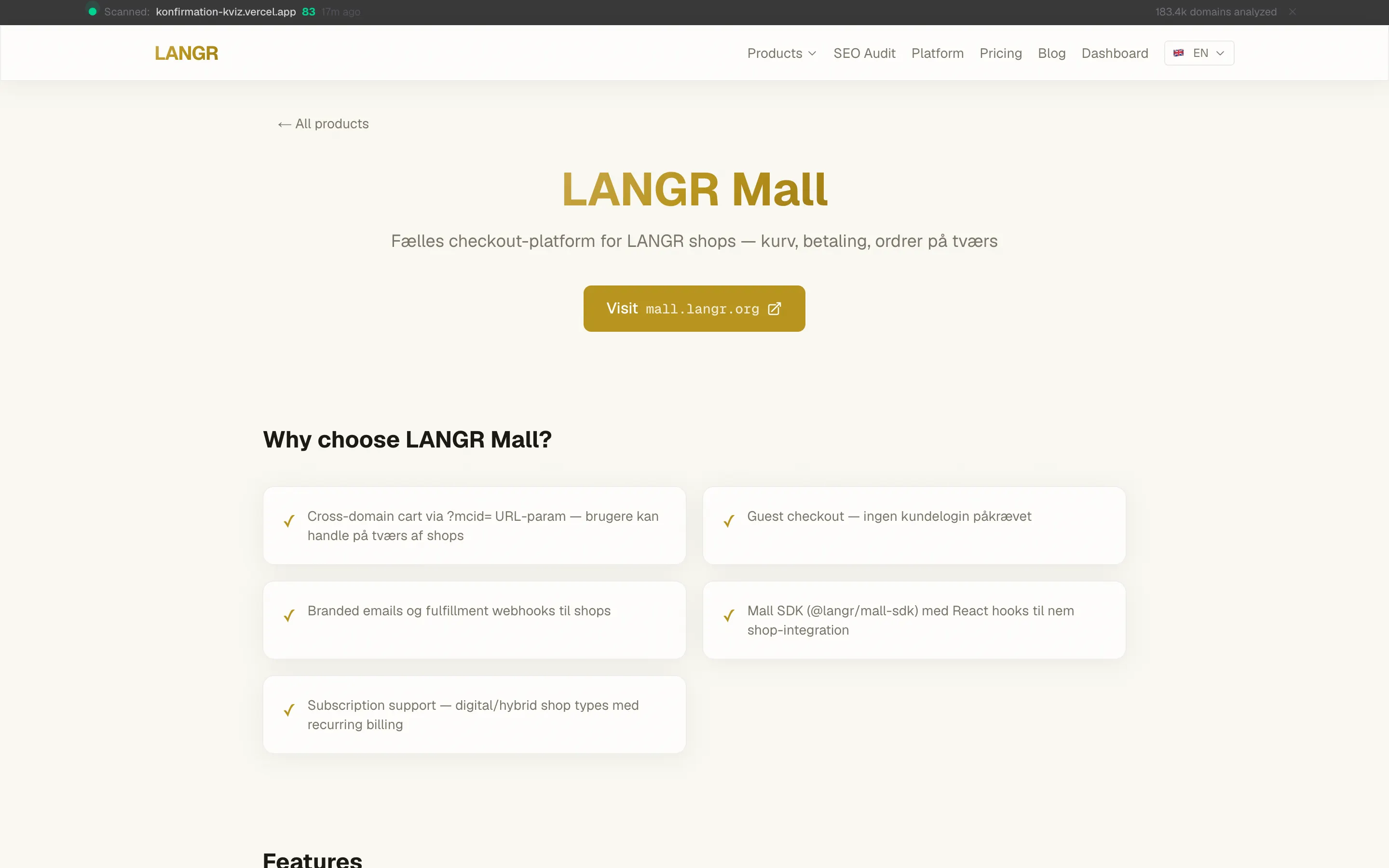 LANGR Mall