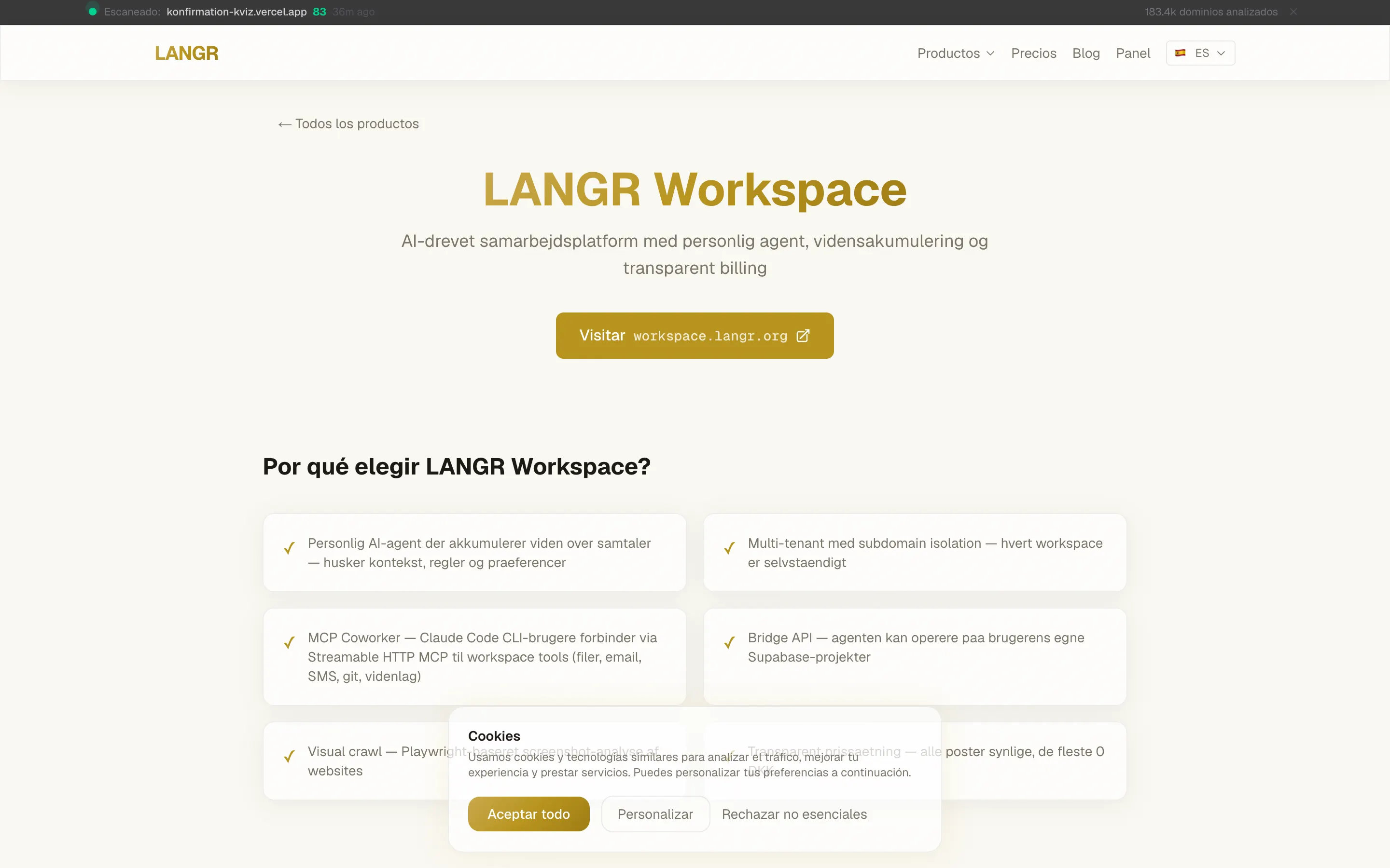 LANGR Workspace